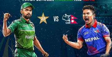 पाकिस्तानविरुद्ध नेपालले कटायो ५० रन